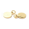 Golden Plated 304 Stainless Steel Charms STAS-C022-01H-G-3