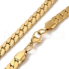 Ion Plating(IP) 304 Stainless Steel Snake Chain Necklaces NJEW-Q337-03G-G-2