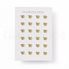 Crystal Rhinestone Butterfly Stud Earrings EJEW-P212-18G-3