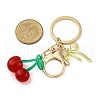 Fruit Acrylic/Resin Pendant Keychain KEYC-JKC01196-01-3