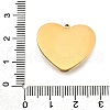 304 Stainless Steel Pendants STAS-M123-03I-PG02-3