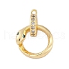 Brass Micro Pave Cubic Zirconia Pendants KK-P289-10G-1