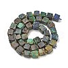 Natural Azurite Beads Strands G-G053-B20-01-3