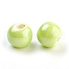 Handmade Porcelain Beads PORC-D001-8mm-21-2