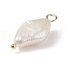Natural Keshi Pearl Pendants X-PALLOY-JF01932-4