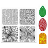 Silicone Clay Texture Mat AJEW-WH0447-041-1