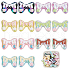 ANATTASOUL 14Pcs 7 Colors Plating Acrylic Beads OACR-AN0001-01-1