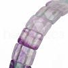 Natural Fluorite Gemstone Stretch Bracelets BJEW-F406-B06-5