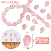 SUPERFINDINGS 2 Strands Cherry Quartz Glass Beads Strands G-FH0002-40-2