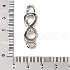Tarnish Resistant 304 Stainless Steel Infinity Links STAS-L274-009P-02-3