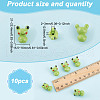 GOMAKERER 10Pcs Handmade Lampwork Beads LAMP-GO0001-17-2