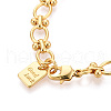 Brass Chain Bracelets BJEW-N032-03G-3