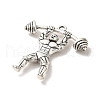 Tibetan Style Alloy Sport Pendants PALLOY-M217-43AS-2