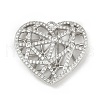 Brass Micro Pave Cubic Zirconia Pendants KK-M322-41P-2