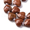 Natural Red Jasper Beads Strands G-P570-E14-01-4
