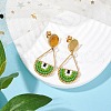 Seed Bead Teardrop Stud Earrings EJEW-MZ00251-02-2