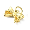 925 Sterling Silver Bowknot Charms STER-M119-05B-G-2