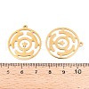304 Stainless Steel Pendants STAS-N108-40G-3