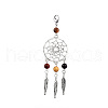 Tibetan Style Alloy Pendants HJEW-JM00392-3