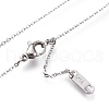 304 Stainless Steel Pendant Necklaces NJEW-I240-23P-4