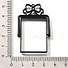 Alloy Open Back Bezel Pendants PALLOY-I223-10EB-3