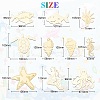 Unfinished Wooden Ocean Creature Cutouts WOOD-CJC0010-02-2