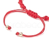 Adjustable Braided Nylon Thread Link Bracelet Making AJEW-JB01158-3