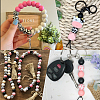 SOFPLATE 9 Styles Painted Natural Wood Beads WOOD-SP0001-04-6