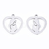 Non-Tarnish 201 Stainless Steel Pendants STAS-T044-193P-1