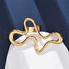 304 Stainless Steel Adjustable Open Cuff Rings for Women RJEW-A064-01G-2