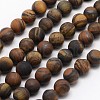 Natural Tiger Eye Beads Strands G-D688-6mm-1