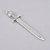 Tibetan Style Alloy Big Pendants PALLOY-TAC0009-63AS-1
