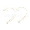 316 Stainless Steel Ear Cuff Findings STAS-H148-04G-1