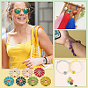   70Pcs 7 Colors Alloy Enamel Beads ENAM-PH0002-89-6