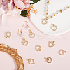 Beebeecraft 10Pcs Brass Cubic Zirconia Pendants KK-BBC0015-94-4
