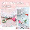 SUNNYCLUE 18Pcs Fruit Chips Ice Cream Cartoon Style Silicone Knitting Needle Stopper AJEW-SC0002-33-5