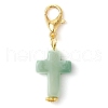 35Pcs 7 Colors Cross Acrylic Pendant Decorations HJEW-JM02775-5