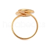 304 Stainless Steel Open Cuff Ring Findings STAS-E124-05C-G-3