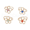 Eco-Friendly Copper Wire Finger Rings RJEW-TA00193-2