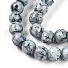 Baking Painted Glass Beads Strands X1-DGLA-N003-8mm-A06-4