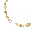 2Pcs 304 Stainless Steel Bar Link Chains Bracelet Making AJEW-JB01350-3