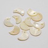 Dyed Natural Moon Shell Pendant SHEL-P003-10C-1