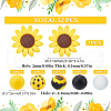 SUNNYCLUE Food Grade Eco-Friendly Silicone Beads SIL-SC0002-23-2
