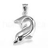Tarnish Resistant 316 Surgical Stainless Steel Pendants STAS-P039-080P-1