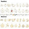 30Pcs 15 Styles Alloy Enamel Pendants ENAM-YW0004-19-4