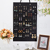 Wool Felt Jewelry Earring Organizer Hanging Bags AJEW-WH0419-44A-3