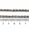 Transparent Electroplate Glass Beads Strands EGLA-H107-02A-PL01-2