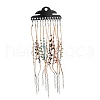12Pcs 12 Colors Natural & Synthetic Gemstone Chip Charm Bracelets for Men Women BJEW-G743-03-4
