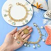 Sea Animal Theme Shell & Crab Iron & Alloy Chain Bag Handles FIND-CJ00005-4
