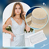 Sparkle Polyester Lace Ribbons OCOR-WH0090-67A-6